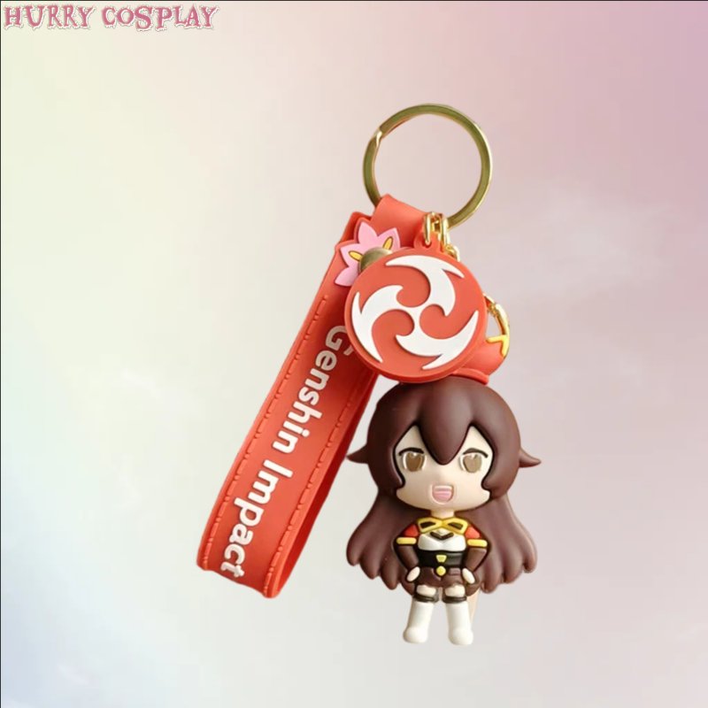 Genshin Impact,Keychain,Genshin Impact Cute Doll Keychain Pendant